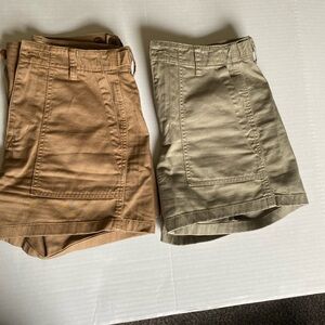 The Brynn utility short Tan and Olive Cargo Shorts